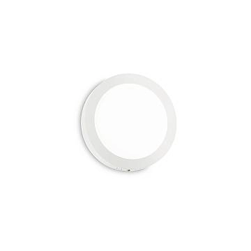 Applique Moderna Round Universal Alluminio-Plastiche Bianco Led 13,5W 3000K D17