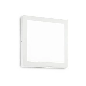 Applique Moderna Square Universal Alluminio-Plastiche Bianco Led 25W 3000K D30