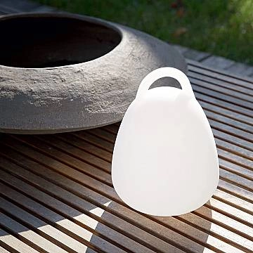 Lampada Da Tavolo Per Esterno Led 4000K Live Campana Con Batterie Ricaricabili