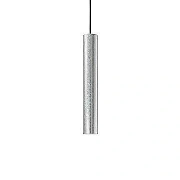 Sospensione Moderna Look Metallo Argento 1 Luce 7W 3000K Luce Calda D6Cm