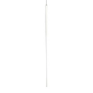 Sospensione Round Moderna Ultrathin Metallo Bianco Led 11,5W 3000K D100