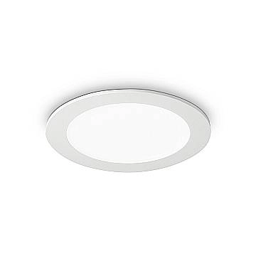 Faretto Incasso Moderno Groove Alluminio Bianco Led 30W 4000K D22,7Cm