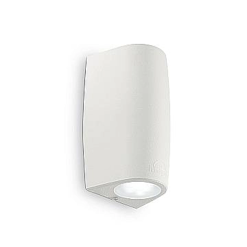 Applique Moderna Keope Materie Plastiche Bianco 2 Luci Gu10