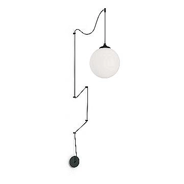 Sospensione Da Muro Moderna Boa Metallo Nero 1 Luce E27 Sospensione Da Muro Moderna Boa Metallo Nero 1 Luce E27