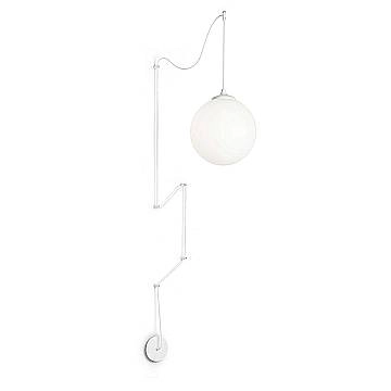 Sospensione Da Muro Moderna Boa Metallo Bianco 1 Luce E27 Sospensione Da Muro Moderna Boa Metallo Bianco 1 Luce E27