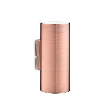 Applique Moderna Look Metallo Rame 2 Luci 7W 3000K Luce Calda