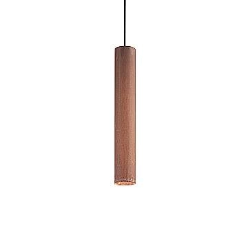 Sospensione Moderna Look Metallo Corten Ruggine 1 Luce 7W 3000K Luce Calda D6Cm