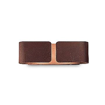 Applique Rustica-Country Clip Metallo Corten 2 Luci E27 Applique Rustica-Country Clip Metallo Corten 2 Luci E27