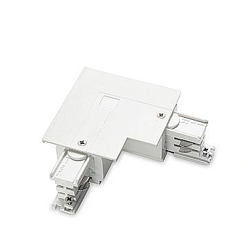 Kit Connettore Da Incasso Destro On-Off Link Alluminio Bianco