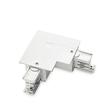 Kit Connettore Da Incasso Sinistro On-Off Link Alluminio Bianco