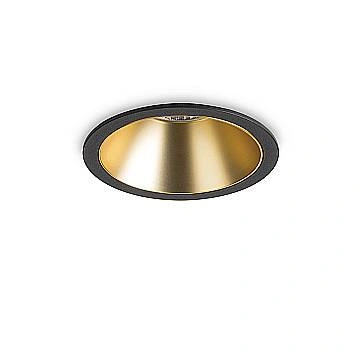 Faretto Incasso Moderno Game Alluminio Nero E Oro Led 11W 3000K Luce Calda