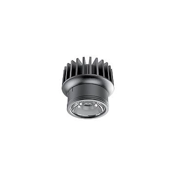 Faretto Incasso Dynamic Alluminio Nero Led 10W 3000K Luce Calda