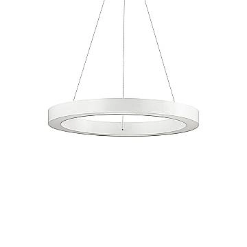 Sospensione Moderna Oracle Alluminio-Plastiche Bianco Led 28W 3000K D50Cm