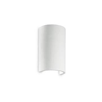 Applique Moderna Tonda Flash Gesso Bianco 1 Luce G9 3W 3000K Luce Calda Applique Moderna Tonda Flash Gesso Bianco 1 Luce G9 3W 3000K Luce Calda