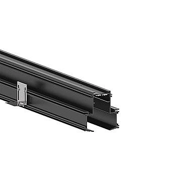Profilo Superficie Per Binario Arca 100Cm Alluminio Nero