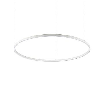 Sospensione Moderna Oracle Alluminio-Plastiche Bianco Led 55W 3000K D90Cm