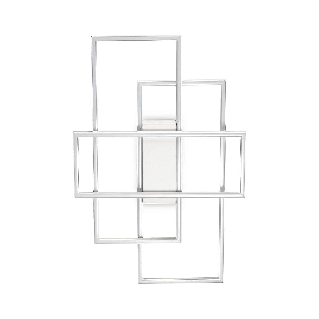 Plafoniera Moderna Frame Metallo Bianco Led 31W 3000K Luce Calda 230726