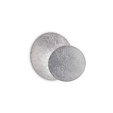 Applique Contemporanea Tick Metallo Argento 1 Luce 7,5W 3000K Luce Calda