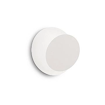 Applique Contemporanea Tick Metallo Bianco 1 Luce 7,5W 3000K Luce Calda