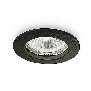 Faretto Incasso Moderno Jazz Metallo Nero 1 Luce Gu10