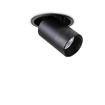 Faretto Tubolare Moderno Nova Alluminio Nero Led 12W 3000K Luce Calda Faretto Tubolare Moderno Nova Alluminio Nero Led 12W 3000K Luce Calda