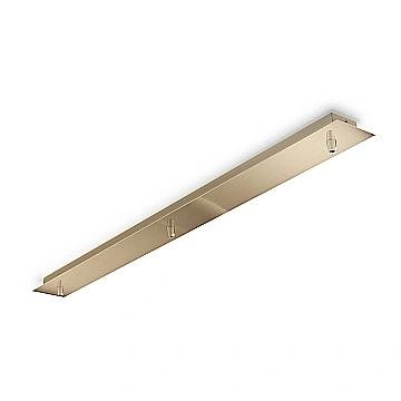 Rosone Lineare All In Metallo Ottone 3 Luci