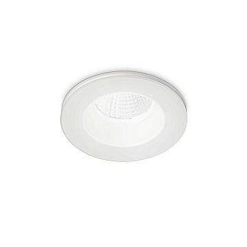 Faretto Incasso Moderno Room-65 Alluminio Bianco Led 8W 3000K Luce Calda