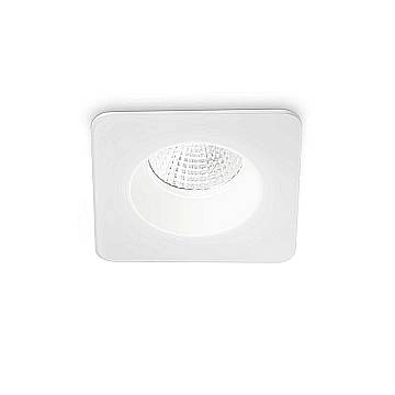 Faretto Incasso Moderno Square Room-65 Alluminio Bianco Led 8W 3000K