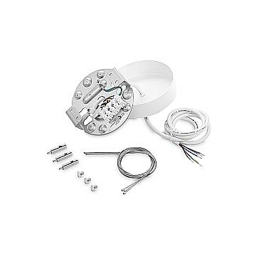Ideal Lux Sospensione moderna FLY 1 luce LED integrato nera metallo