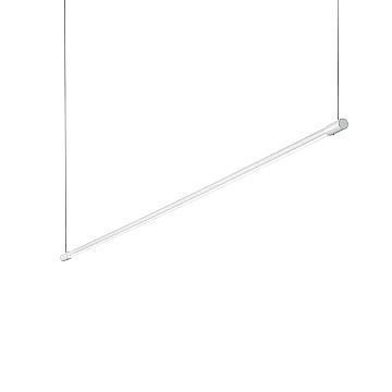Sospensione Industrial-Minimal Yoko Alluminio-Plastiche Bianco Led 16W 3000K