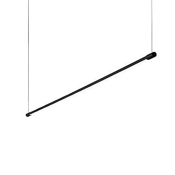 Sospensione Industrial-Minimal Yoko Alluminio-Plastiche Nero Led 16W 3000K