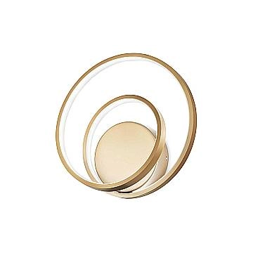 Applique Moderna On-Off Oz Metallo Ottone Led 28W 3000K Luce Calda Applique Moderna On-Off Oz Metallo Ottone Led 28W 3000K Luce Calda