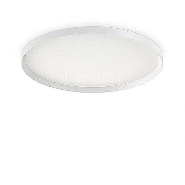 Plafoniera Moderna Fly Alluminio-Materie Plastiche Bianco Led 65W 4000K D90Cm