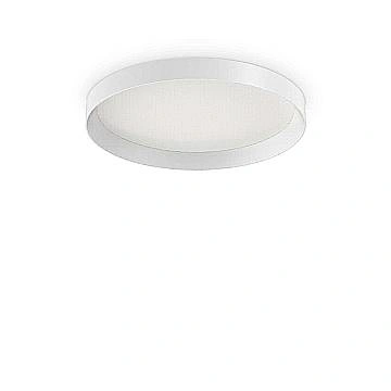 Plafoniera Moderna Fly Alluminio-Materie Plastiche Bianco Led 26W 4000K D45Cm