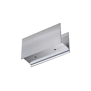 Kit Dritto Continuo Steel Alluminio Cromo Luce