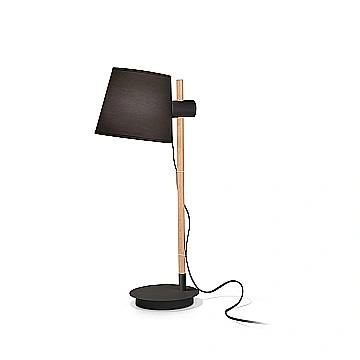Lampade Da Scrivania-Ufficio Industrial-Minimal Axel Legno Nero 1 Luce E27 Lampade Da Scrivania-Ufficio Industrial-Minimal Axel Legno Nero 1 Luce E27