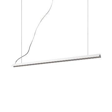 Sospensione Moderna V-Line Metallo Bianco Led 20W 3000K Luce Calda Sospensione Moderna V-Line Metallo Bianco Led 20W 3000K Luce Calda