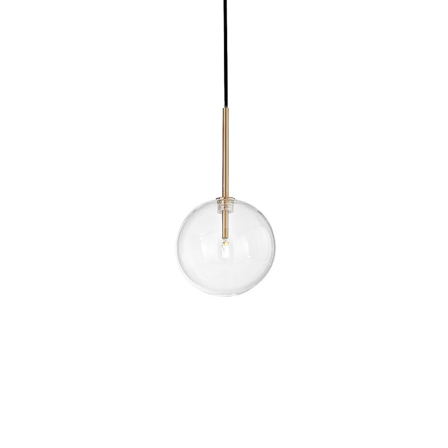 Sospensione Contemporanea Equinoxe Metallo Ottone 1 Luce 2W 3000K D15Cm 277370
