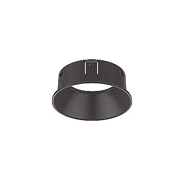 Riflettore Tondo A Incasso Contemporaneo Bento Metallo Nero