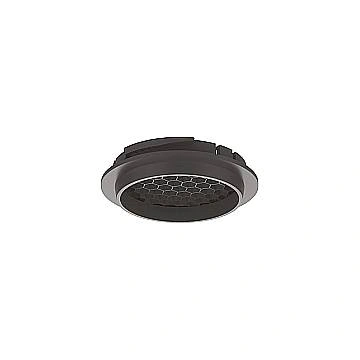 Cornice Tonda Alveare Singola A Incasso Contemporanea Bento Metallo Nero