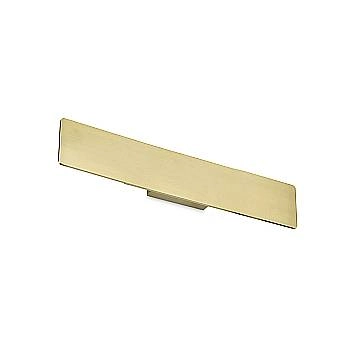 Applique Moderna Zig Zag Metallo Ottone Led 23W 3000K Luce Calda Applique Moderna Zig Zag Metallo Ottone Led 23W 3000K Luce Calda