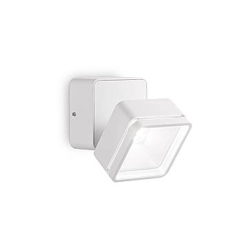Applique Moderna Square Omega Metallo Bianco Led 7W 4000K Luce Naturale Applique Moderna Square Omega Metallo Bianco Led 7W 4000K Luce Naturale