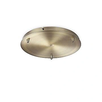 Rosone Standard All In Metallo Ottone 3 Luci