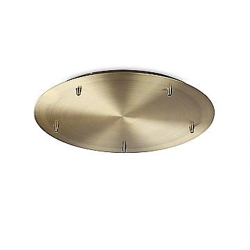 Rosone Standard All In Metallo Ottone 5 Luci