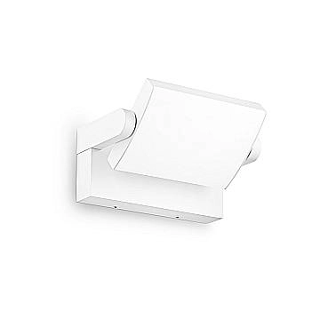 Applique Moderna Swipe Alluminio Bianco Led 20,5W 3000K Luce Calda