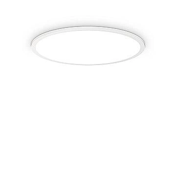Plafoniera Moderna Fly Slim Alluminio-Plastiche Bianco Led 53W 3000K D60Cm