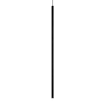 Lampada A Sospensione Contemporanea Filo Metallo Nero Led 3,5W 3000K Ip20