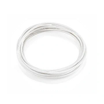 Cavo Tessuto Bianco 5M