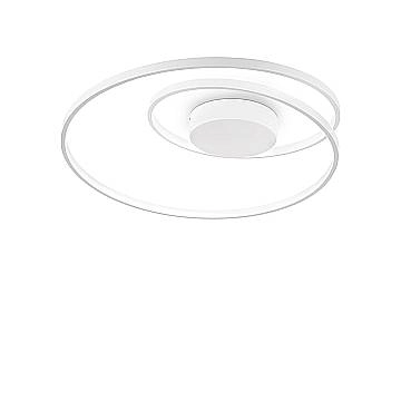 Plafoniera Moderna Dali Oz Metallo Bianco Led 48W 3000K Luce Calda Plafoniera Moderna Dali Oz Metallo Bianco Led 48W 3000K Luce Calda
