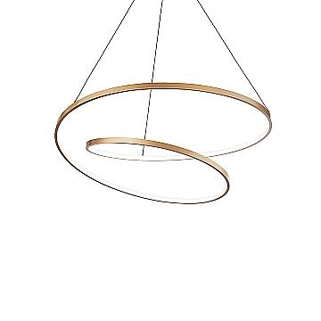 Sospensione Moderna Oz Metallo Ottone Led 48W 3000K Luce Calda D60Cm Dali Sospensione Moderna Oz Metallo Ottone Led 48W 3000K Luce Calda D60Cm Dali